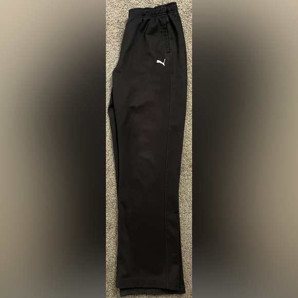 Men's Black Puma Athletic Track Pants - Picture 4 of 4